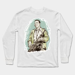 Wayne Shorter - An illustration by Paul Cemmick Long Sleeve T-Shirt